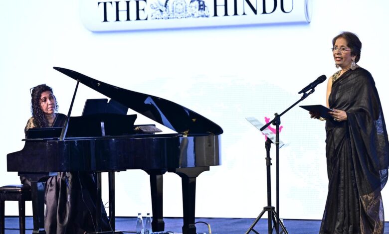 The Hindu Huddle concludes with evocative musical performance by former diplomat Nirupama Rao