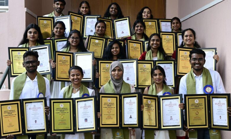 Second and third year convocation held at Nrupathunga Cluster University